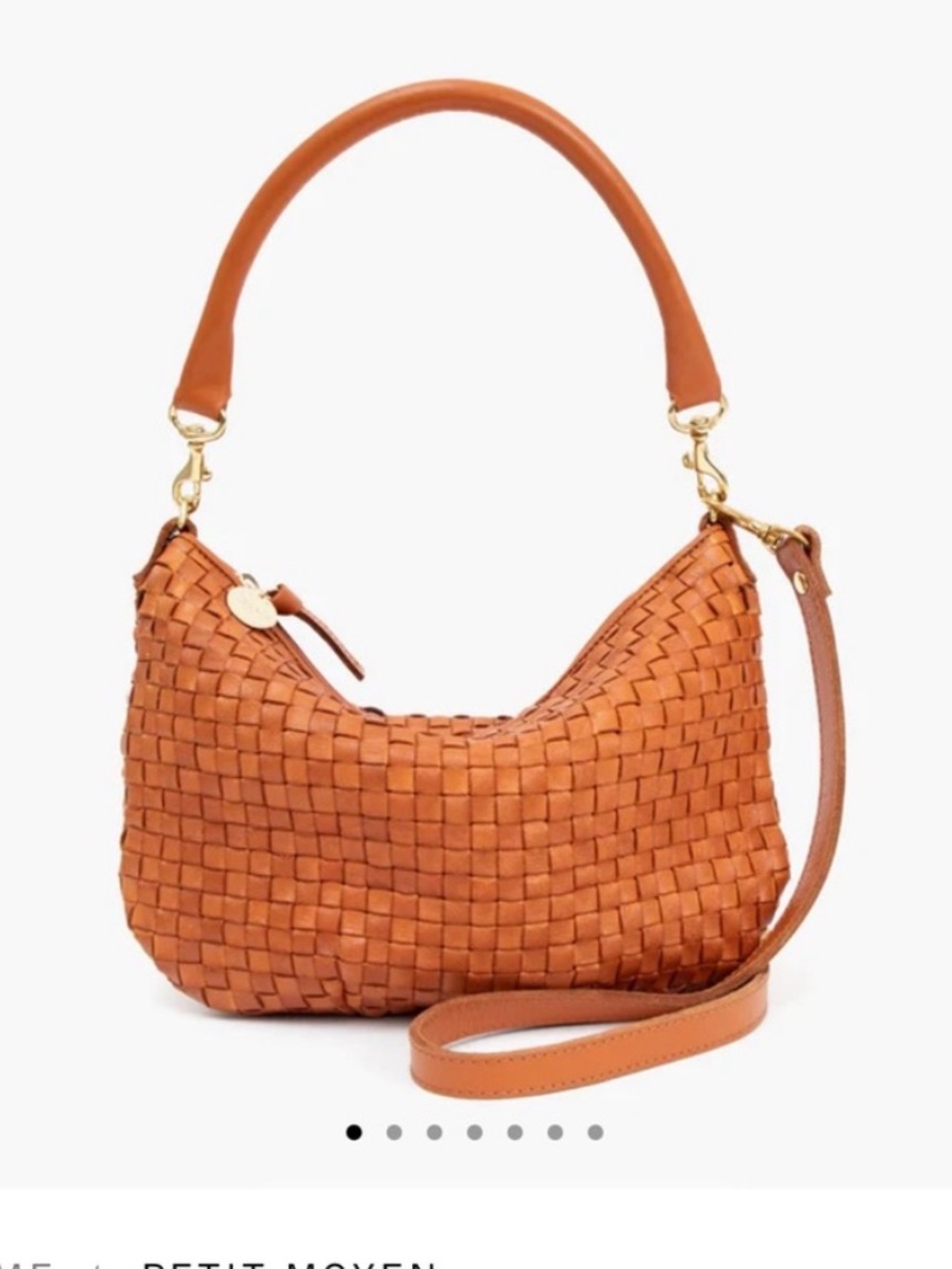 Clare V. Petit Moyen Natural Woven Bag